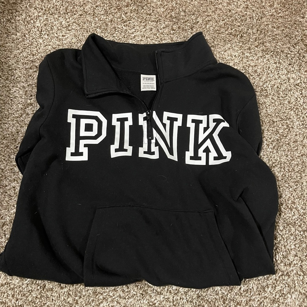 PINK Quarter-Zip Sweatshirt